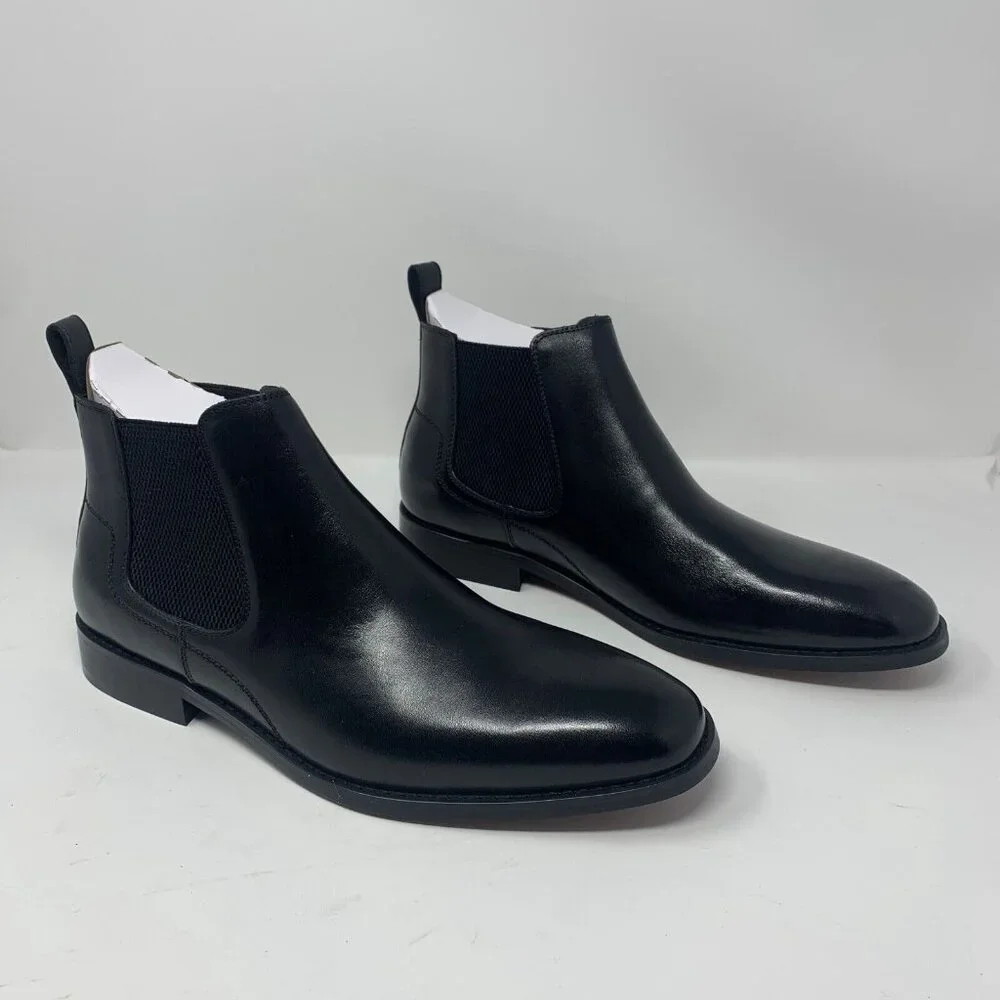 Vintage Foundry Co. Darwin VF1758 Chelsea Boots Men's 11 Black Pull-on S0668